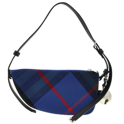 Jacquard Woven Check Shield Sling Bag