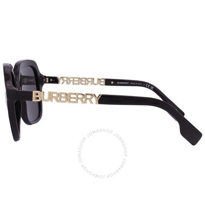 Burberry, Joni Dark Grey Square Ladies Sunglasses
