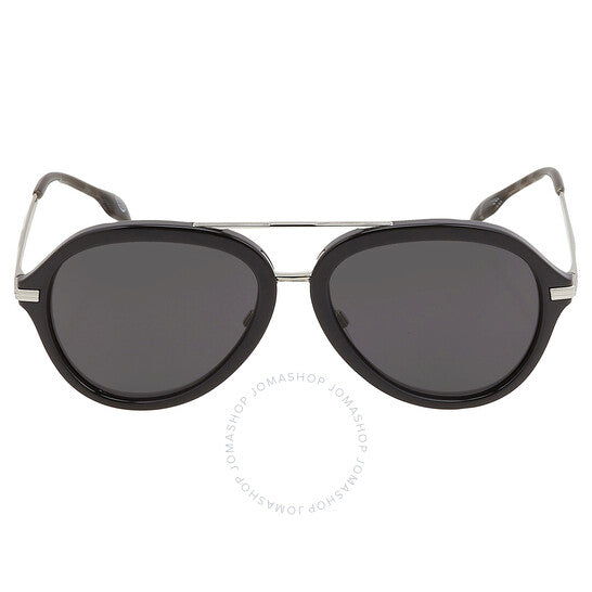 نظارات شمسية بربري جود بايلوت للرجال باللون الرمادي الداكن