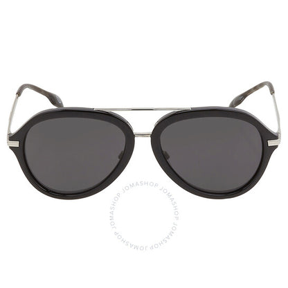 نظارات شمسية بربري جود بايلوت للرجال باللون الرمادي الداكن