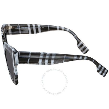 Burberry, Kitty Dark Grey Square Ladies Sunglasses