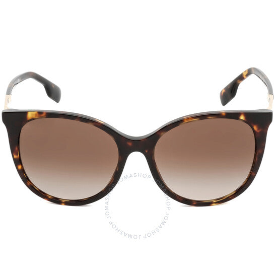 Burberry, Alice Brown Gradient Cat Eye Ladies Sunglasses