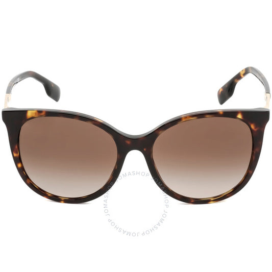 Burberry, Alice Brown Gradient Cat Eye Ladies Sunglasses