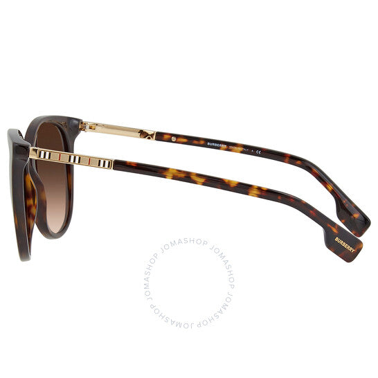 Burberry, Alice Brown Gradient Cat Eye Ladies Sunglasses