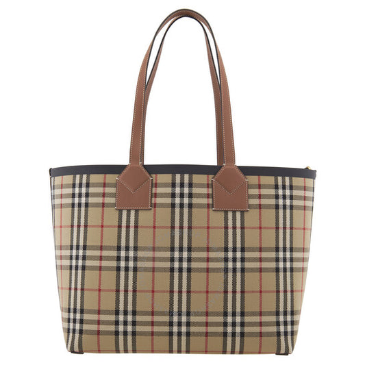 Burberry, Ladies Medium London Check-Pattern Tote Bag