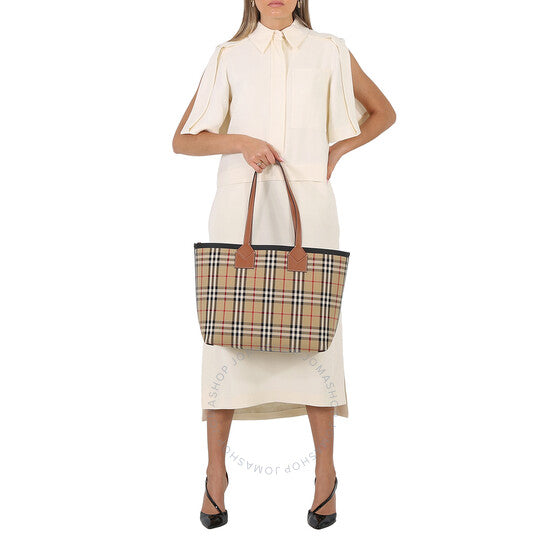 Burberry, Ladies Medium London Check-Pattern Tote Bag