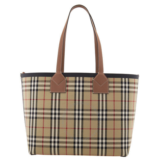 Burberry, Ladies Medium London Check-Pattern Tote Bag