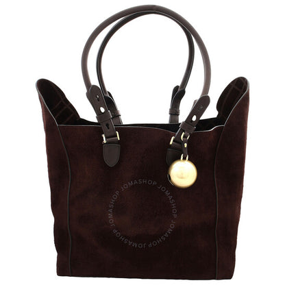 Burberry, Medium Calf Suede Shield Tote Bag