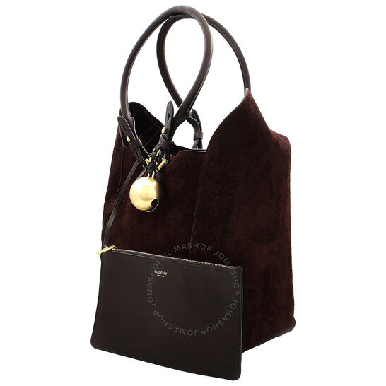 Burberry, Medium Calf Suede Shield Tote Bag