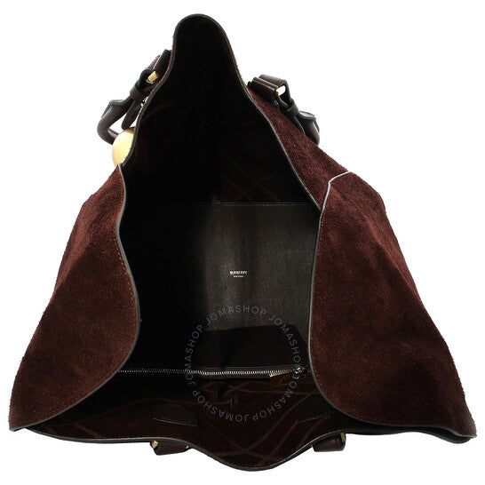 Burberry, Medium Calf Suede Shield Tote Bag