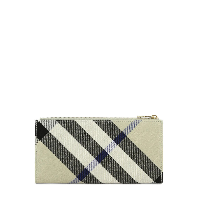 Large Checked Bi-Fold Wallet