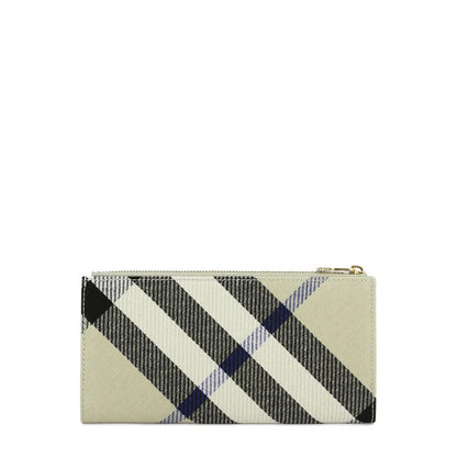 Large Checked Bi-Fold Wallet