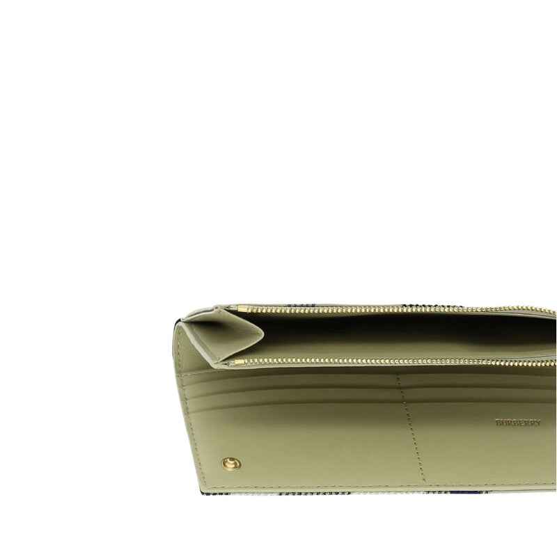 Large Checked Bi-Fold Wallet