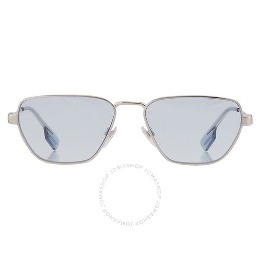 نظارات شمسية بربري للرجال، زرقاء فاتحة، غير منتظمة