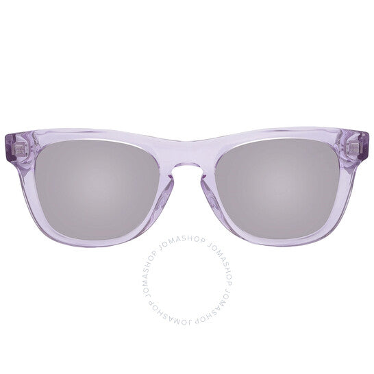 Burberry, Light Grey Mirror Silver Square Men's Sunglasses