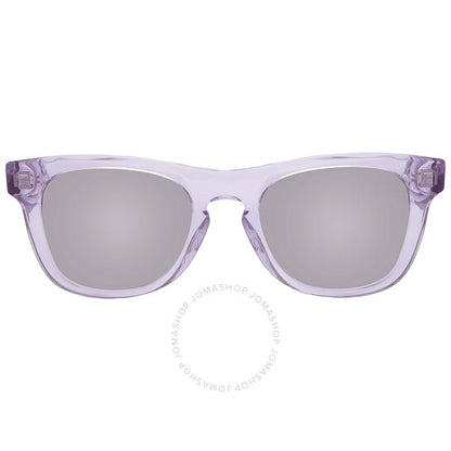 Burberry, Light Grey Mirror Silver Square Men's Sunglasses