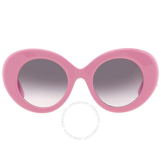 نظارات شمسية نسائية دائرية من بربري، مارجوت روز، رمادية متدرجة