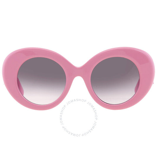 نظارات شمسية نسائية دائرية من بربري، مارجوت روز، رمادية متدرجة