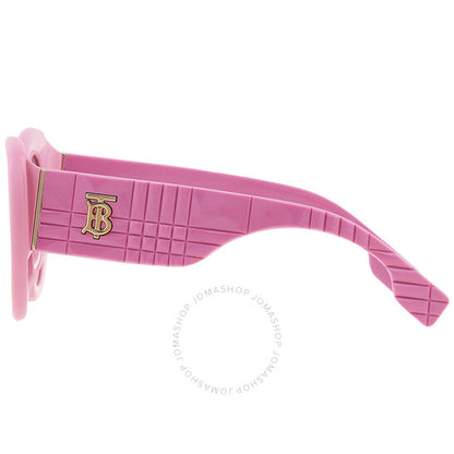 نظارات شمسية نسائية دائرية من بربري، مارجوت روز، رمادية متدرجة