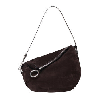 Medium Knight Calf Suede Bag