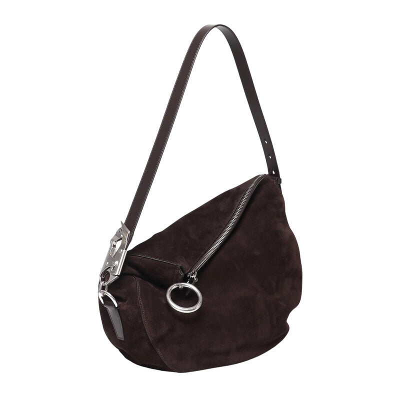 Medium Knight Calf Suede Bag