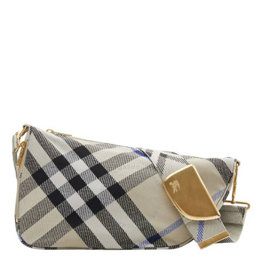 Burberry, Medium Shield Checked Shoulder Bag