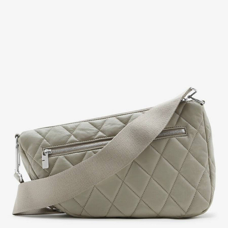 Medium Shield Quilted Leather Messenger Bag