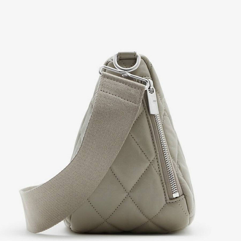 Medium Shield Quilted Leather Messenger Bag