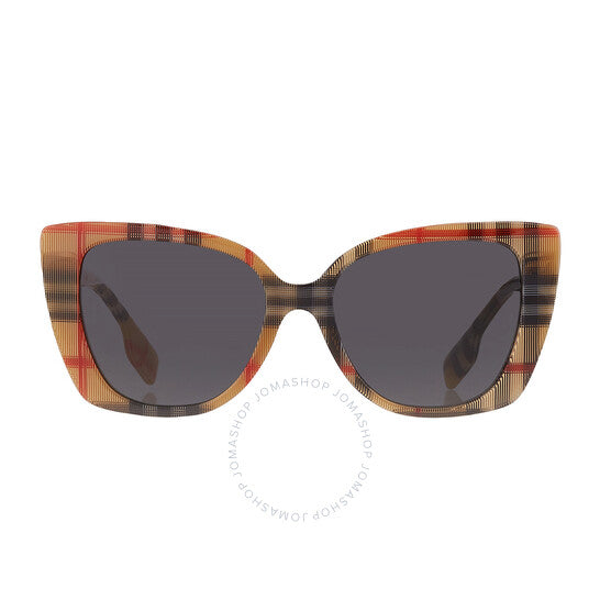 Burberry, Meryl Dark Grey Cat Eye Ladies Sunglasses