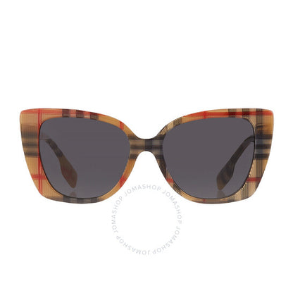 Burberry, Meryl Dark Grey Cat Eye Ladies Sunglasses