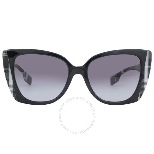 Burberry, Meryl Grey Gradient Butterfly Ladies Sunglasses