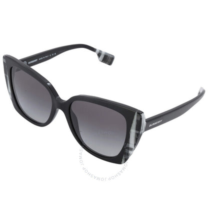 Burberry, Meryl Grey Gradient Butterfly Ladies Sunglasses