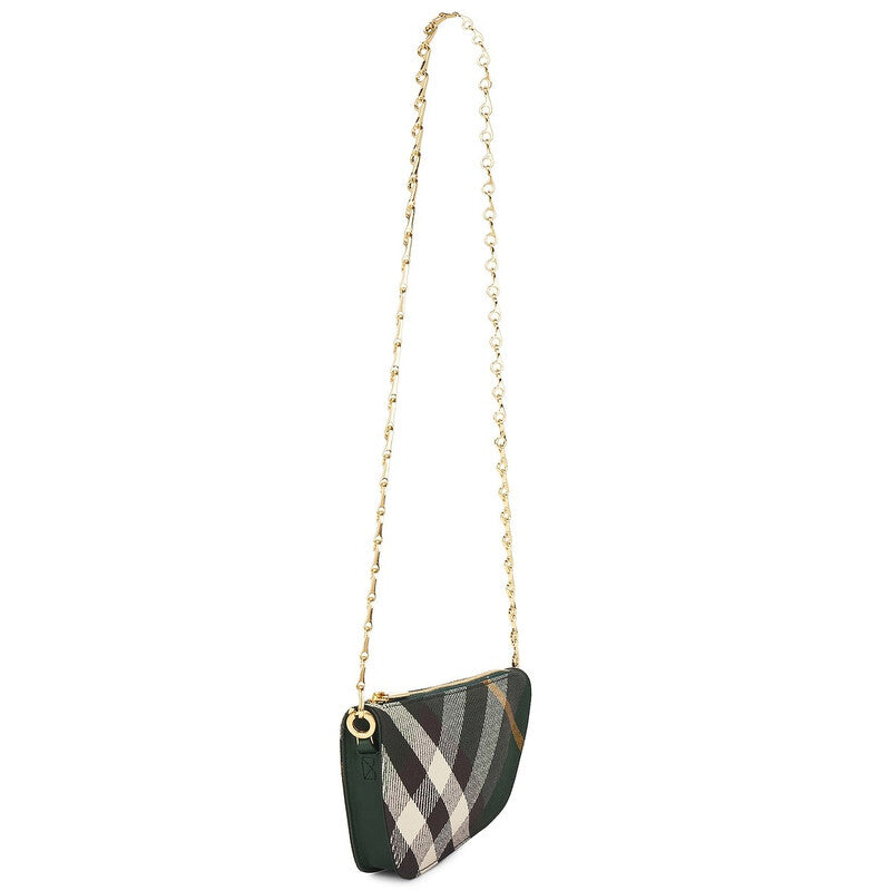 Micro Shield Check Chain Sling Bag