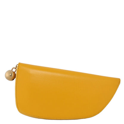 Mimosa Orange Leather Large Shield Wallet