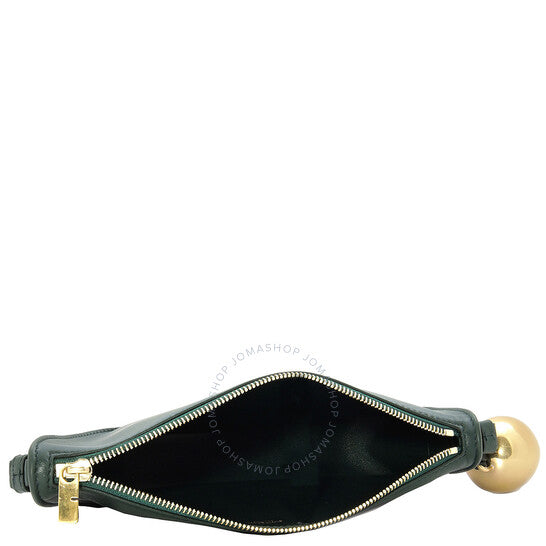 حقيبة كتف صغيرة من الجلد بتصميم جرس من بربري