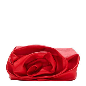 Nappa Leather Rose Clutch