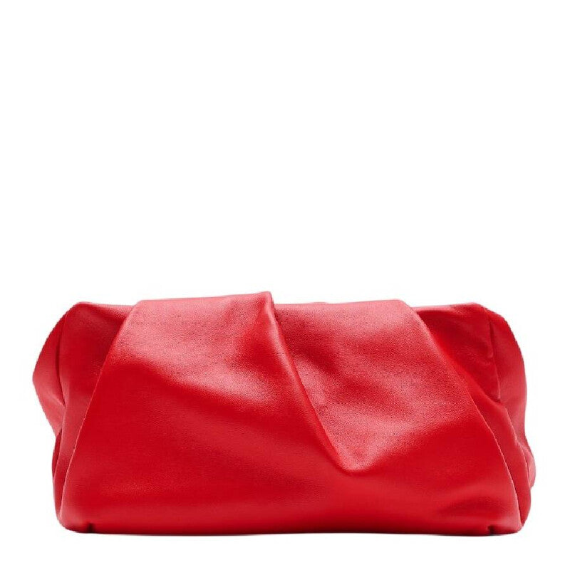 Nappa Leather Rose Clutch
