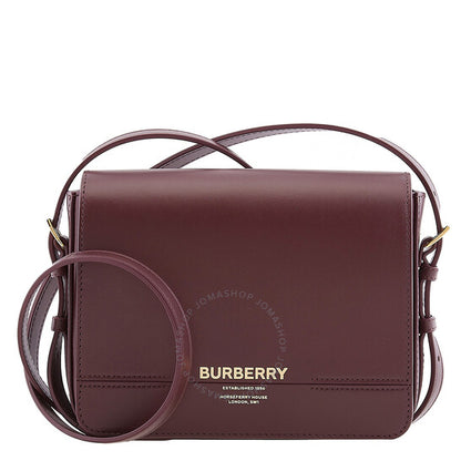 Burberry, Oxblood Leather Small Grace Crossbody Bag