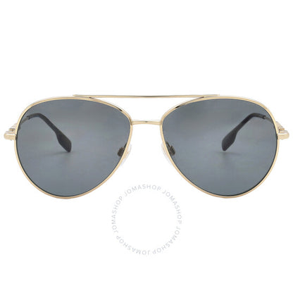 نظارات شمسية نسائية من بربري، رمادية داكنة مستقطبة، بتصميم بايلوت