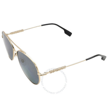 نظارات شمسية نسائية من بربري، رمادية داكنة مستقطبة، بتصميم بايلوت