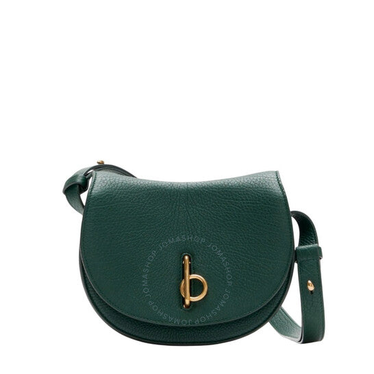 Burberry, Rocking Horse Foldover-Top Leather Crossbody Bag
