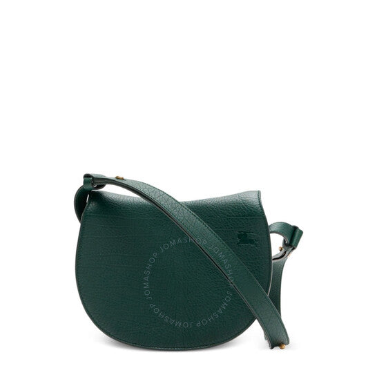 Burberry, Rocking Horse Foldover-Top Leather Crossbody Bag