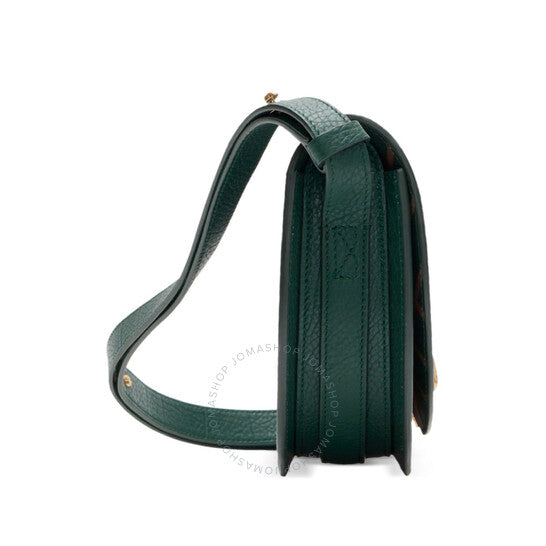 Burberry, Rocking Horse Foldover-Top Leather Crossbody Bag