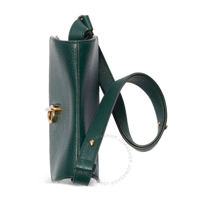 Burberry, Rocking Horse Foldover-Top Leather Crossbody Bag
