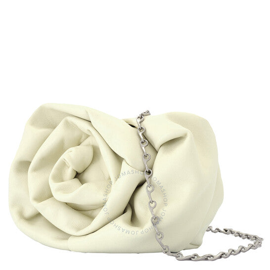 Burberry, Rose Chain Leather Clutch Bag