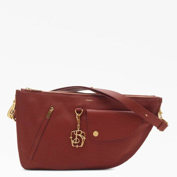 Rust Ladies Shield Twin Shoulder Bag