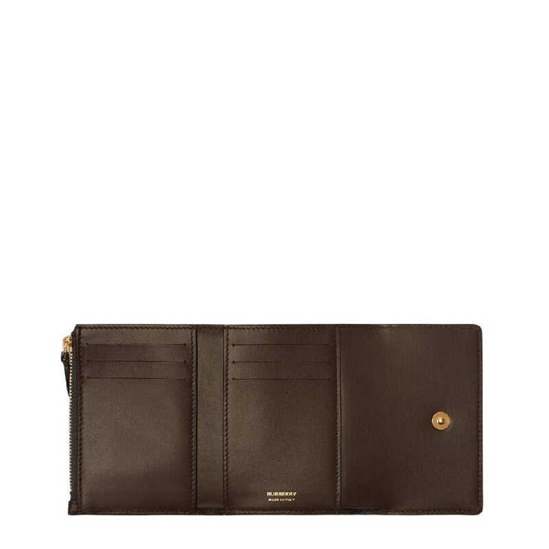 Small Check Pattern Folding Wallet