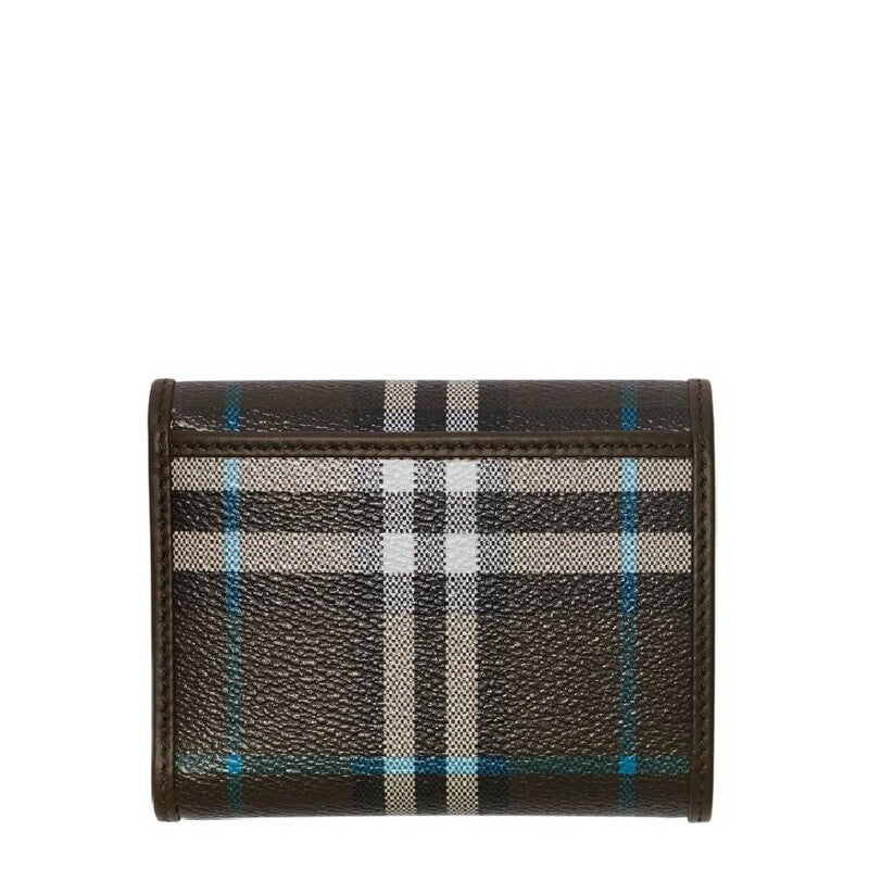 Small Check Pattern Folding Wallet