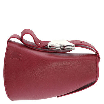 Small Horn Leather Shoulder Bag
