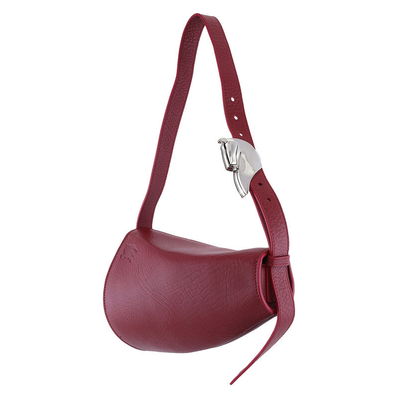 Small Horn Leather Shoulder Bag
